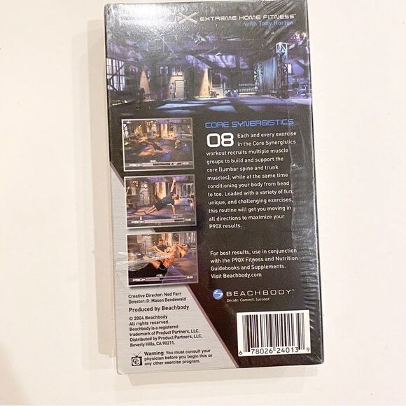 P90X Core Synergistics Motivational Focused Fitness 8 DVD Single Release Sealed - Picture 2 of 3
